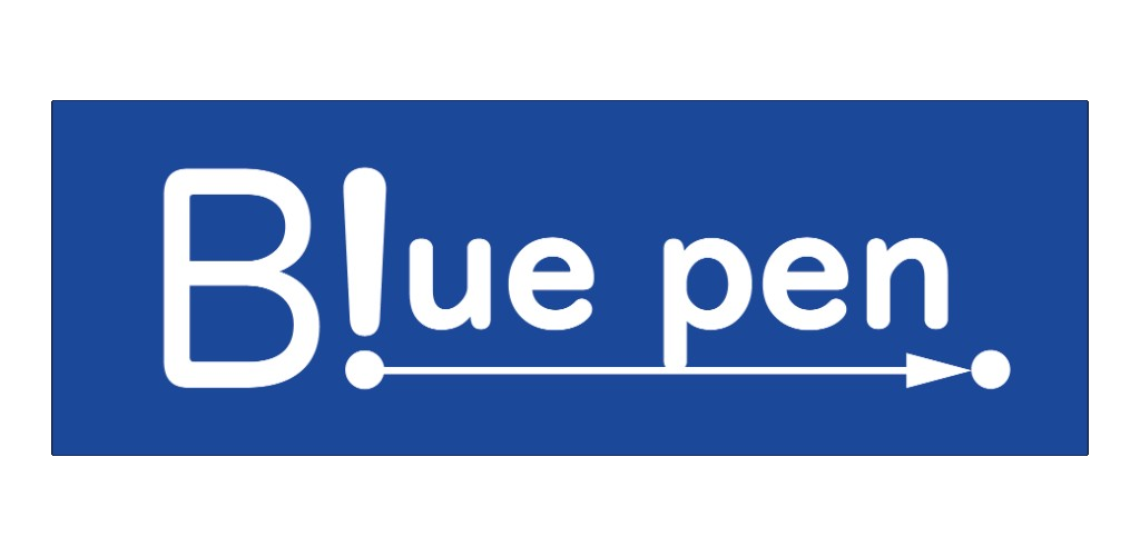 Blue pen
